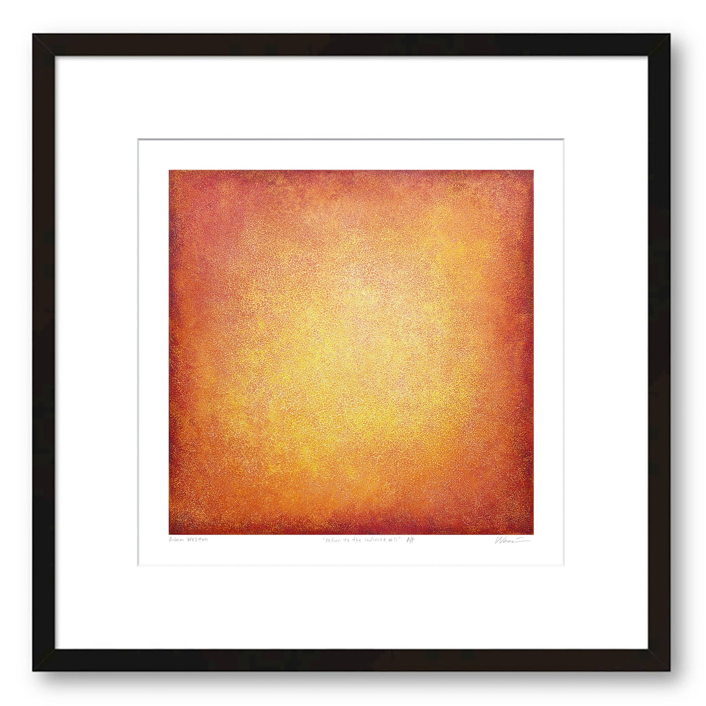 “Return to the Infinite #11” • Limited Edition of 25 • Framed • Archival Pigment Print • 12"x12"