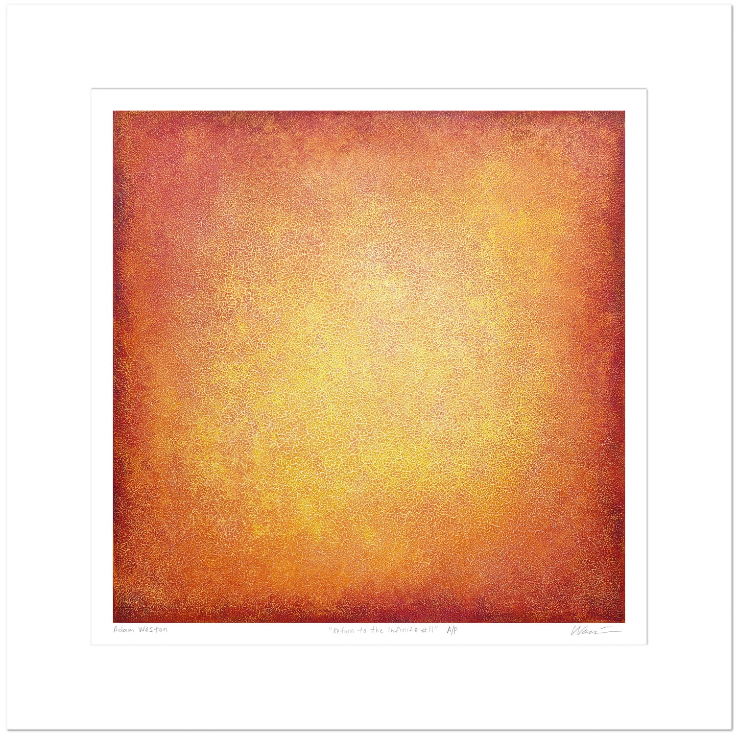 “Return to the Infinite #11” • Limited Edition of 25 • Archival Pigment Print • 12"x12"